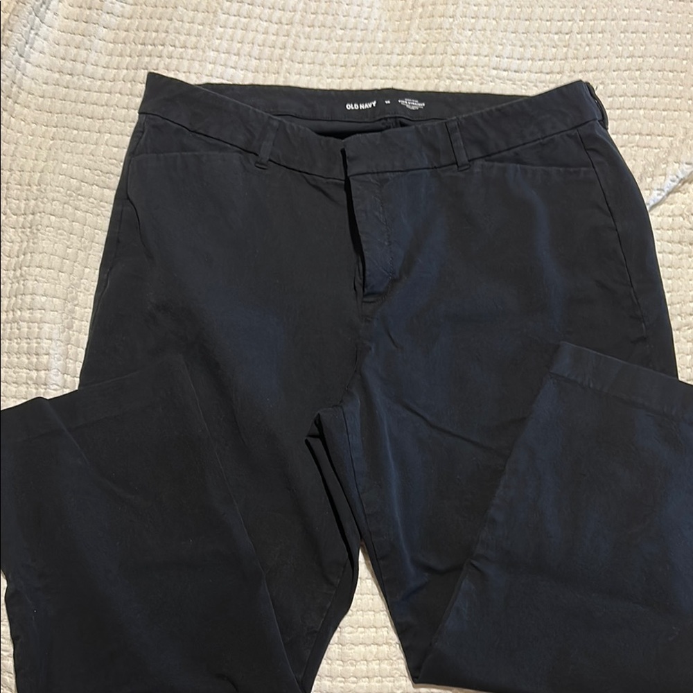Old Navy Black Ankle Cropped Pants